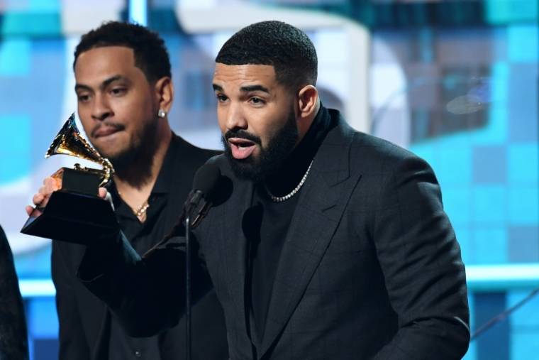Le rappeur canadien Drake au 61e Grammy Awards, à Los Angeles (Californie), aux Etats-Unis, le 10 février 2019   ( AFP / Robyn Beck )