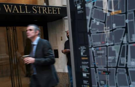 Le quartier de Wall Street, à New York ( GETTY IMAGES NORTH AMERICA / SPENCER PLATT )