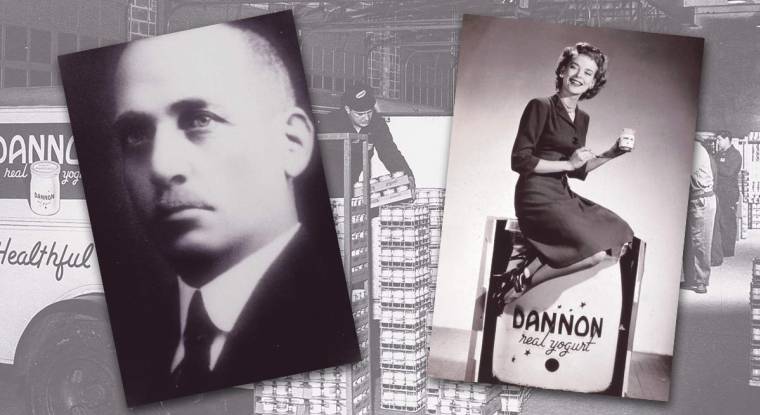 Installé à Barcelone avec sa femme et son fils Daniel, Isaac Carasso croit dans les vertus nutritives et curatives des yaourts. En 1919, il lance la production de yaourts qu’il vend aux pharmacies sous la marque Danone. (© Danone)