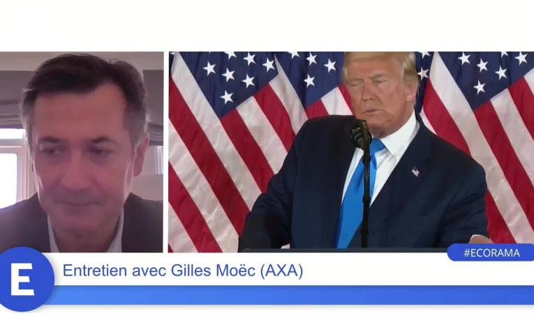 Gilles Moëc (AXA) : "Une réélection de Trump n'est pas forcément une bonne nouvelle pour les marchés !"
