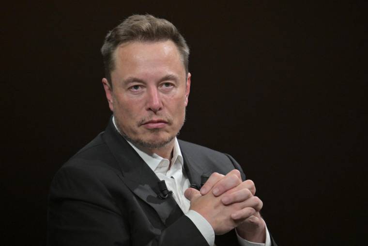 Elon Musk à Paris le 16 juin. ( AFP / ALAIN JOCARD )