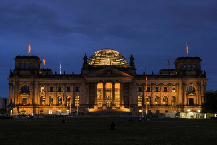 Vue générale du bâtiment du Reichstag à Berlin