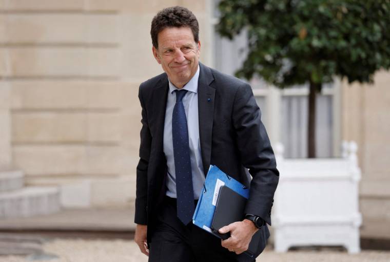 Le président du Medef, Geoffroy Roux de Bézieux, le 6 juillet 2021. ( AFP / LUDOVIC MARIN )