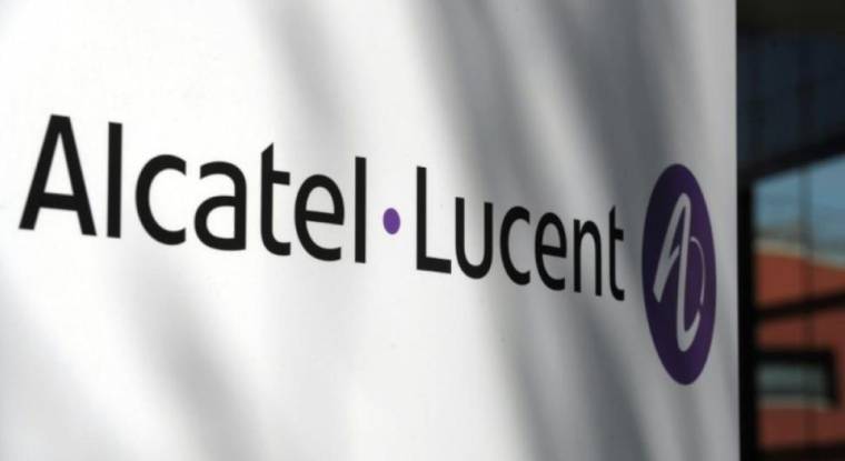 Le logo Alcatel-Lucent. (© E. Piermont / AFP)