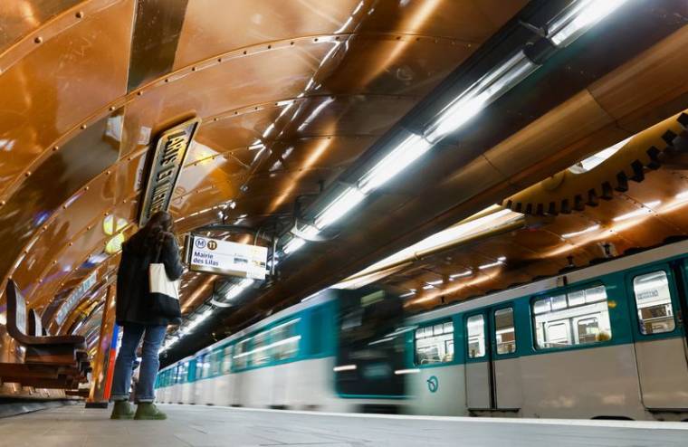 Une station du métro de Paris