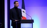 Le président du RN Jordan Bardella à Paris le 26 mars 2024 ( AFP / Alain JOCARD )
