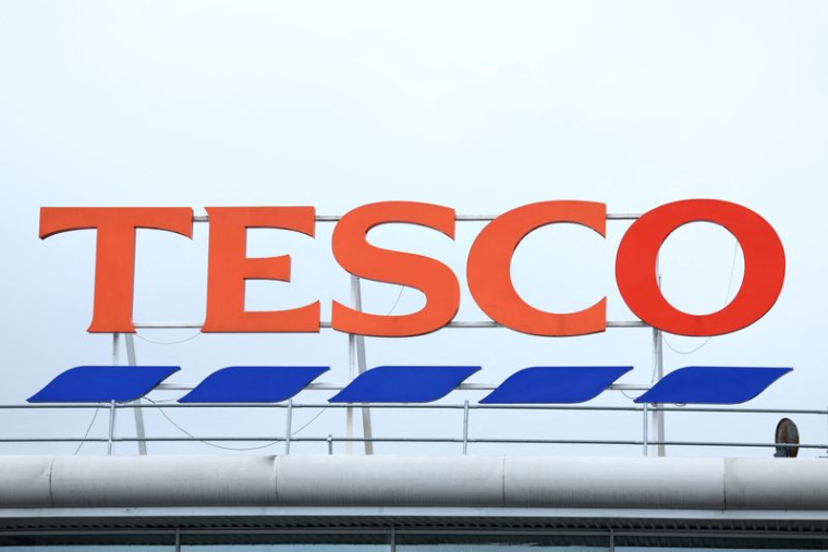 Vue du logo de Tesco