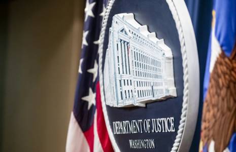 Le ministère de la Justice américain à Washington le 5 décembre 2019 ( GETTY IMAGES NORTH AMERICA / Samuel Corum )
