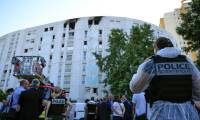 L'immeuble où un incendie à fait sept morts, à Nice, le 18 juillet 2024 ( AFP / Valery HACHE )