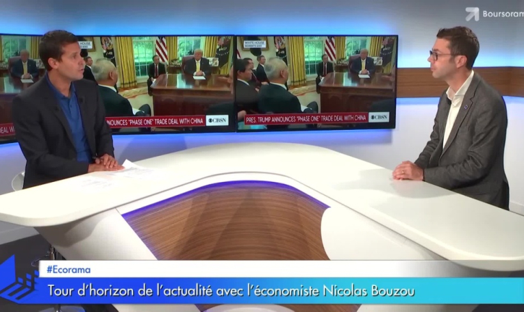 "Avec les taux d'intérêt négatifs les banques vont avoir tendance à contracter le crédit !" selon l'économiste Nicolas Bouzou