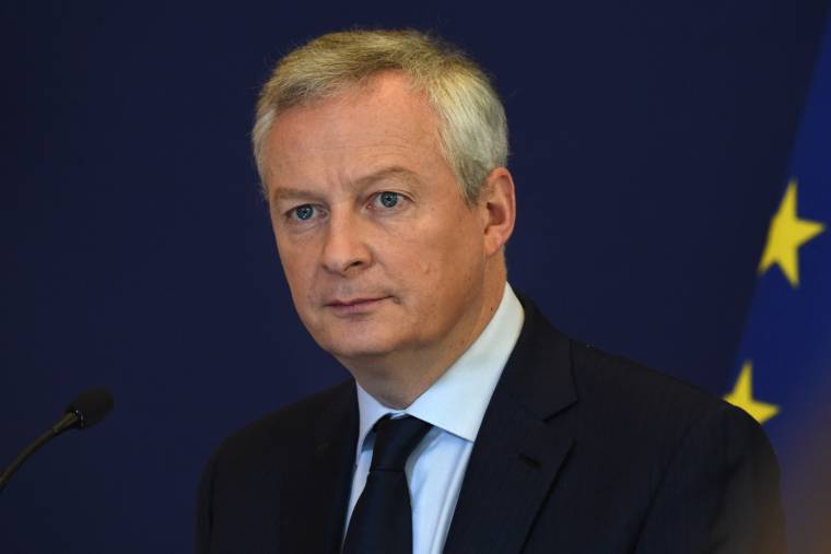 Le ministre de l'Économie Bruno Le Maire, le 18 novembre 2021. ( AFP / ERIC PIERMONT )