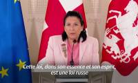 Géorgie: la présidente annonce son veto à la loi décriée sur "l'influence étrangère"