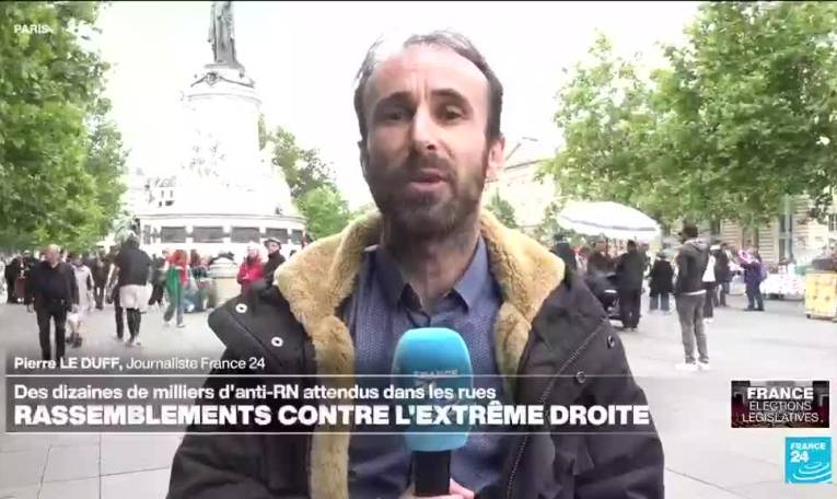 Législatives : des manifestations contre l'extrême droite à Paris et d'autres villes de France