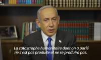 Gaza: selon Benjamin Netanyahu, pas de "catastrophe humanitaire" à Rafah