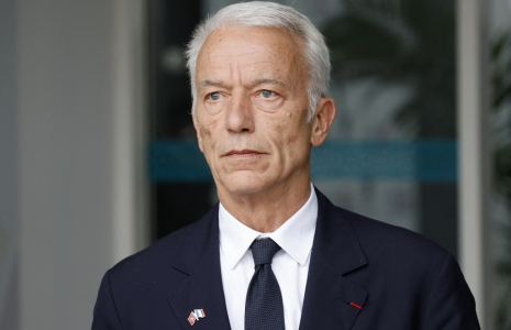 Patrick Martin, à Rabat, le 29 octobre 2023 ( AFP / LUDOVIC MARIN )