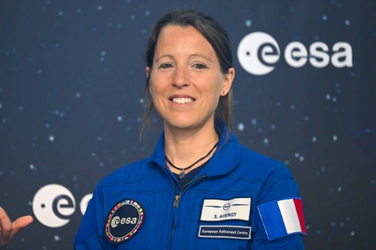 L'astronaute française Sophie Adenot au Centre spatial européen de Cologne (Allemagne), le 3 mai 2023 ( AFP / Ina FASSBENDER )