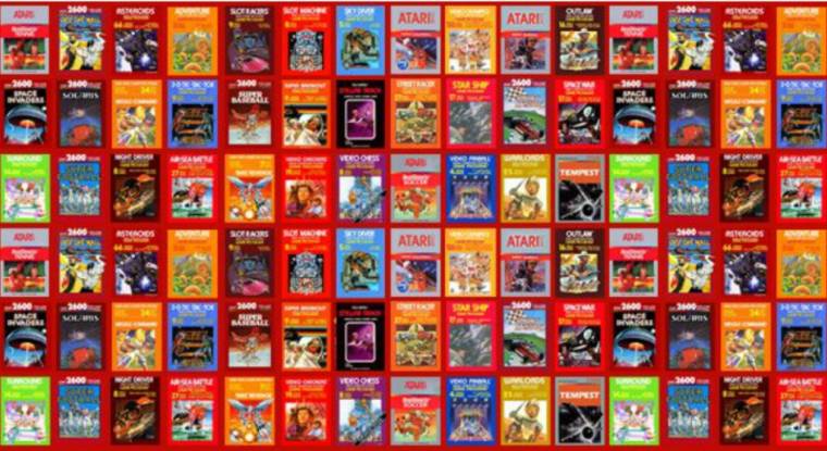 Le catalogue de jeux d'Atari comporte encore 300 titres. (© Atari)