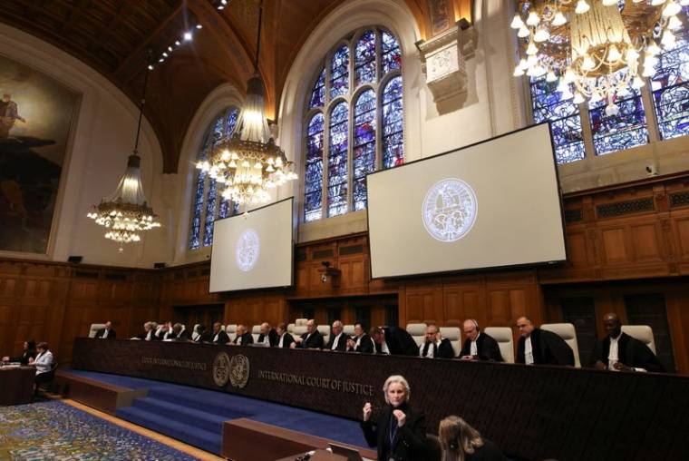 La Cour internationale de justice, à La Haye