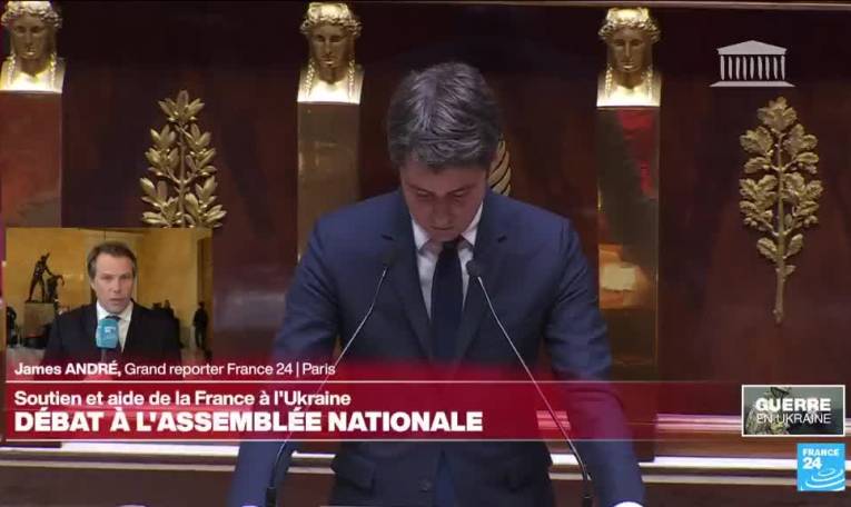 Aide de la France à l'Ukraine : ce qu'il faut retenir du discours de G. Attal