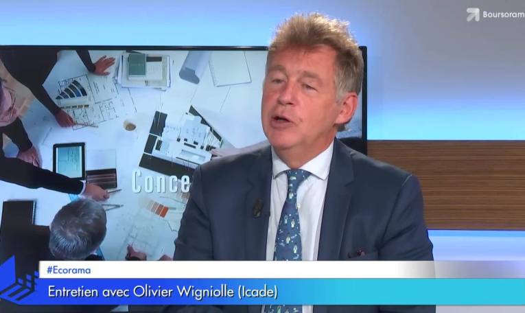 Olivier Wigniolle (directeur général d'Icade) : "Pour ceux qui veulent acheter notre action, il n'y a pas de débat, ils font une bonne affaire !"