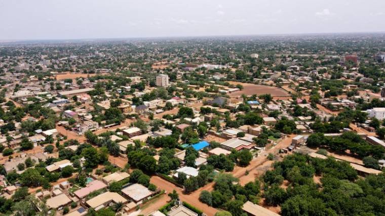 Vue aérienne de Niamey