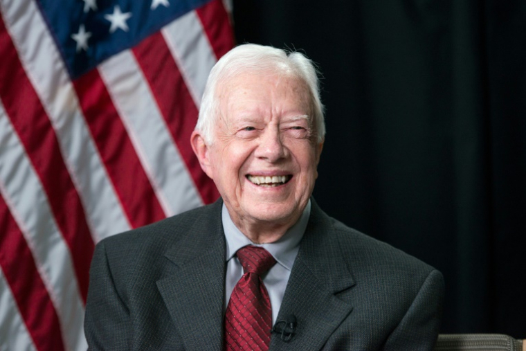 L'ancien président américain Jimmy Carter à Austin, au Texas, en 2014 ( LBJ Library / - )