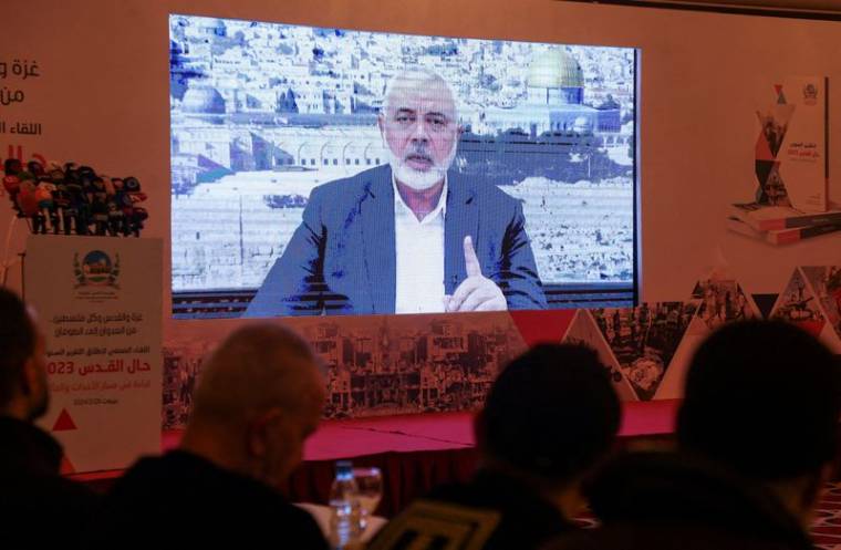 Photo d'archives: Le chef du Hamas, Ismaël Haniyeh