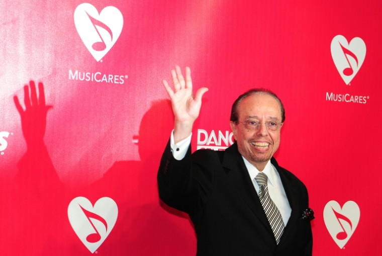 Le pianiste brésilien Sergio Mendes à Los Angeles, le 10 février 2012 en Californie ( AFP / Frederic J. BROWN )