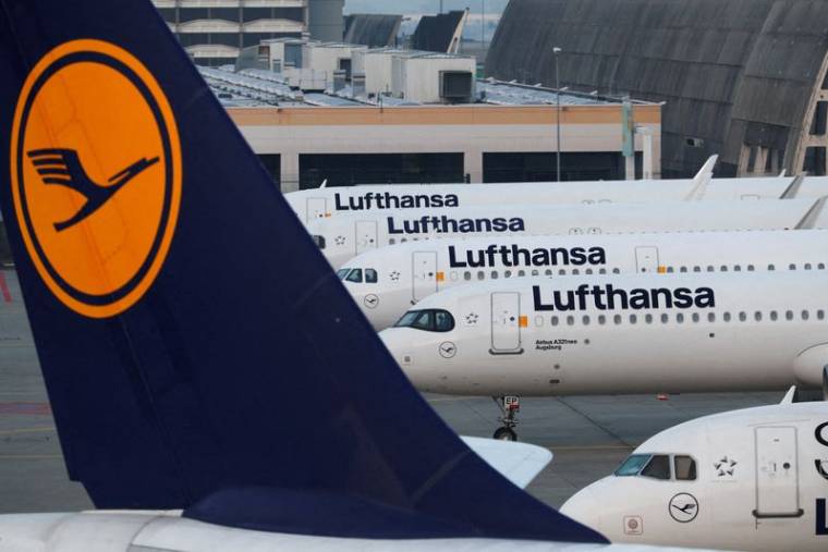 Des avions de la compagnie aérienne Lufthansa