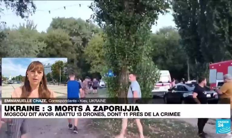 Ukraine : au moins trois morts dans une frappe russe sur Zaporijjia