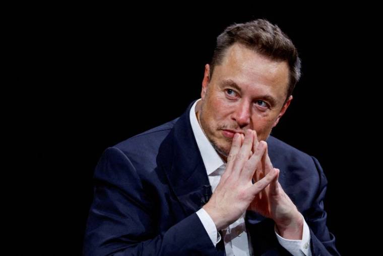 Elon Musk, directeur général de SpaceX et Tesla, lors de la conférence Viva Technology consacrée à l'innovation