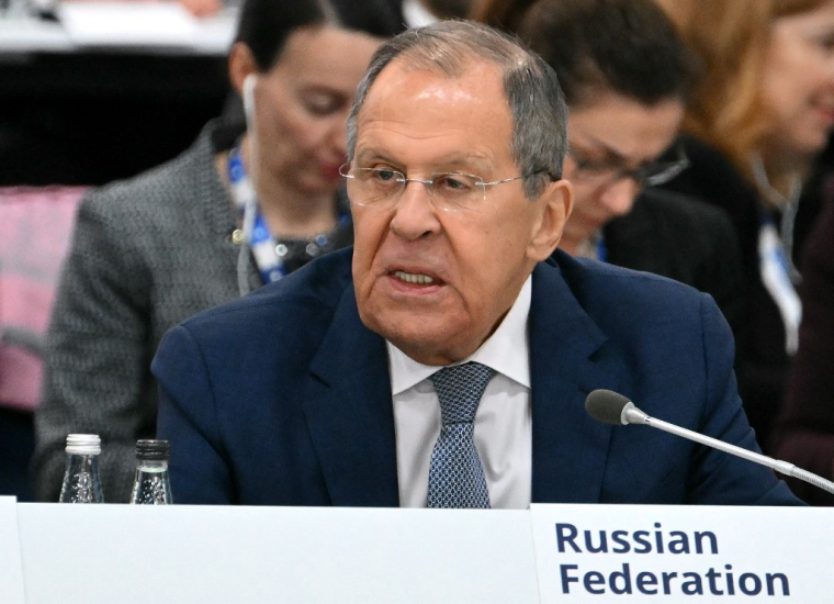 Sergei Lavrov, à Malte, le 5 décembre 2024 ( POOL / ALBERTO PIZZOLI )