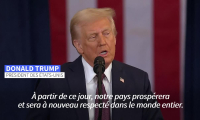 "L'âge d'or de l'Amérique commence", promet Trump dans son discours d'investiture