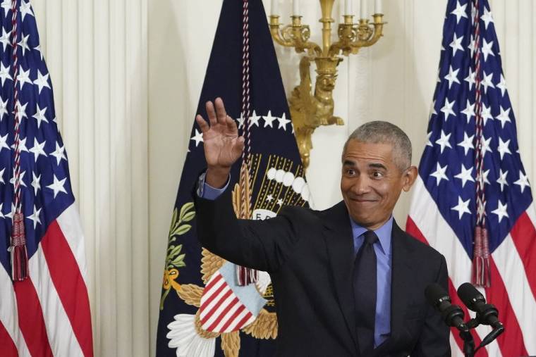 Barack Obama à Washington, aux États-Unis, le 5 avril 2022. ( AFP / MANDEL NGAN )