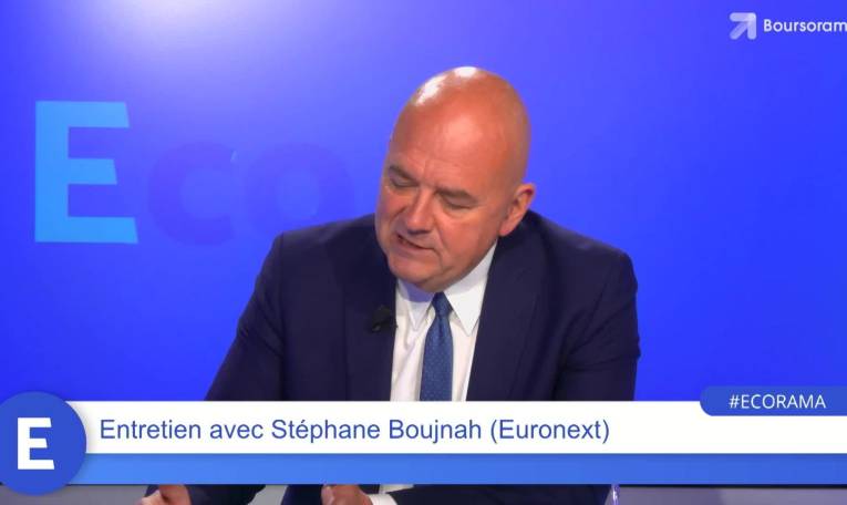 Stéphane Boujnah (Président d'Euronext) : "Je suis assez confiant sur la dynamique des volumes de transactions des prochains mois !"