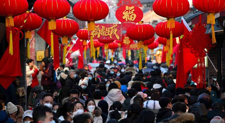 Le 1er février, la Chine a fêté son entrée dans l'année du Tigre, juste avant l'ouverture des JO d'hiver. (© AFP)