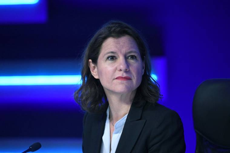 Catherine MacGregor à Paris, le 21 avril 2022.  ( AFP / ERIC PIERMONT )
