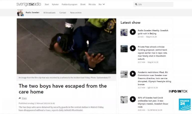 Suède : l'agression brutale d'un enfant décontextualisée
