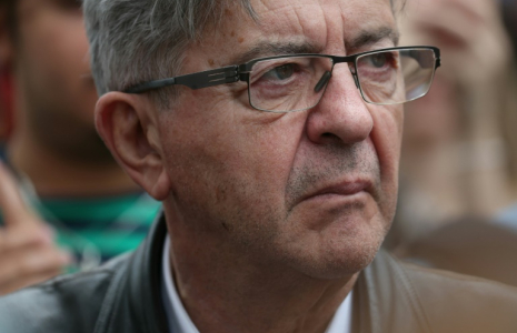 Le leader Insoumis Jean-Luc Mélenchon, le 8 septembre 2024 à Paris ( AFP / Thomas SAMSON )