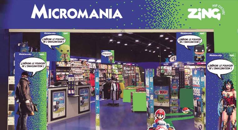Le groupe américain Gamestop est propriétaire de la société française Micromania-Zing, spécialiste du jeu vidéo et des produits dérivés. (© Mircromania)