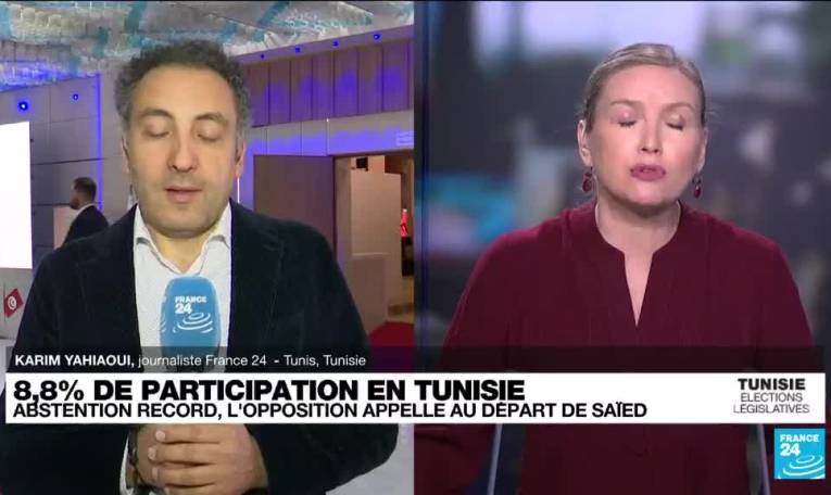 Les élections législatives en Tunisie marquées par une abstention record de plus de 90 %