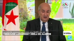 Présidentielle en Algérie : Abdelmadjid Tebboune réélu avec près de 95% des voix