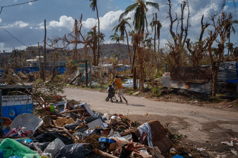 Le cyclone Chido est le plus intense qu'ait connu Mayotte en près de 90 ans ( AFP / DIMITAR DILKOFF )