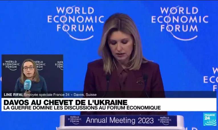 Davos au chevet de l'Ukraine : la guerre domine les discussions au Forum économique