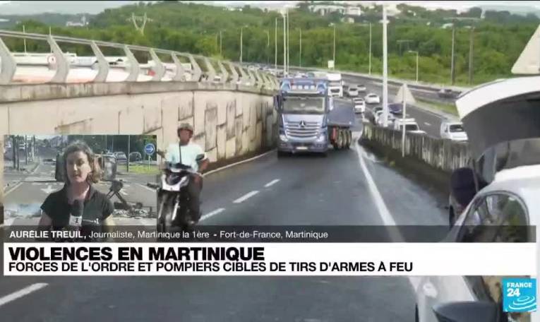 Martinique : des forces de l'ordre et pompiers cibles de tirs d'armes à feu