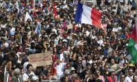 Manifestation contre l'extrême droite à Marseille, le 15 juin 2024 ( AFP / Jérémy PAOLONI )