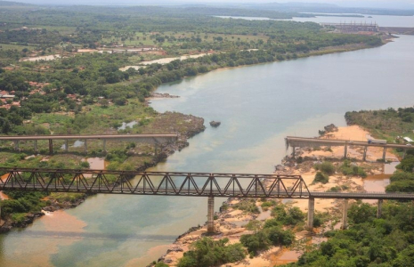 Le pont Juscelino Kubitschek de Oliveira bridge pris le 24 décembre 2024, deux jours après son effondrement  ( Brazil’s Ministry of Transports / Handout )