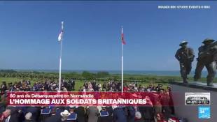 80 ans du D-DAY : Emmanuel Macron remet la Légion d'honneur à Christian Lamb