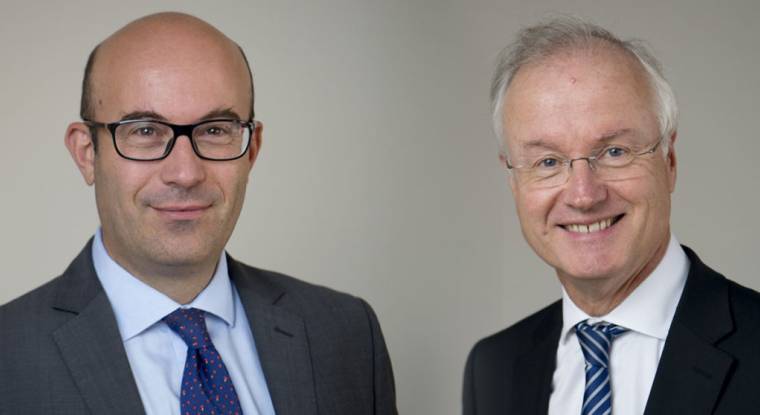Stéphane Déo et Hervé Goulletquer, stratégistes de la Banque Postale AM. (© DR)