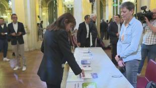 Anne Hidalgo vote aux élections sénatoriales